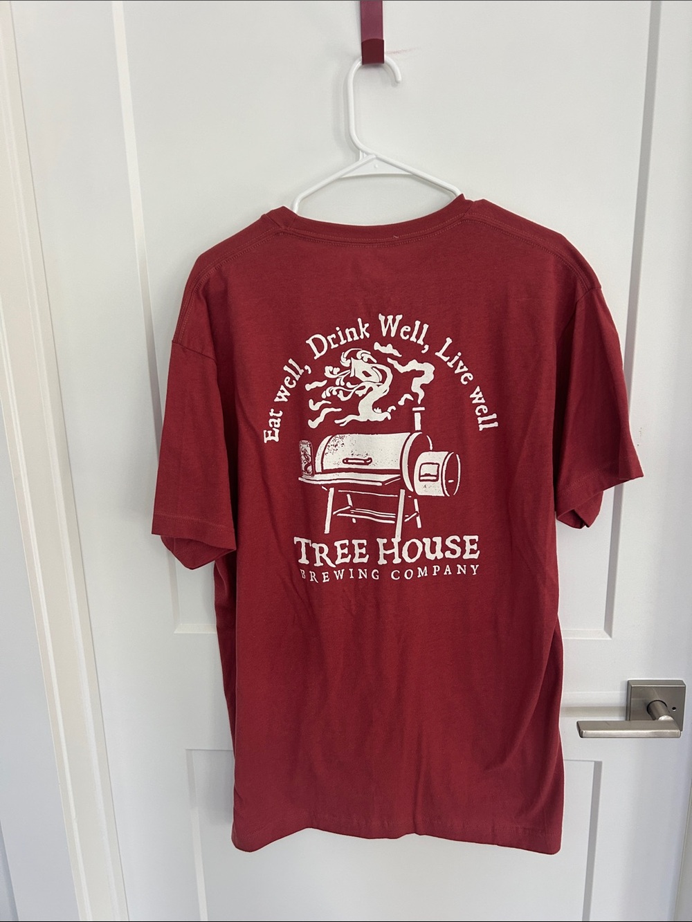 Tree House Brewing Company Maroon Summer Picnic Graphic Tee XL